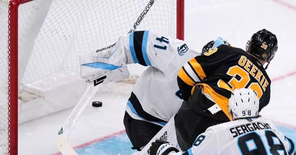 Geekie scores twice and Bruins open 5-game homestand with 4-1 victory over Mammoth