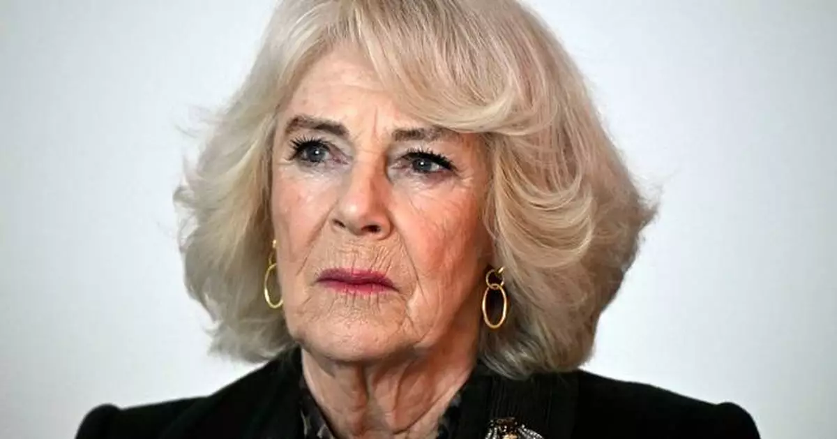 UK's Queen Camilla recalls assault in 1960s as she campaigns against domestic violence