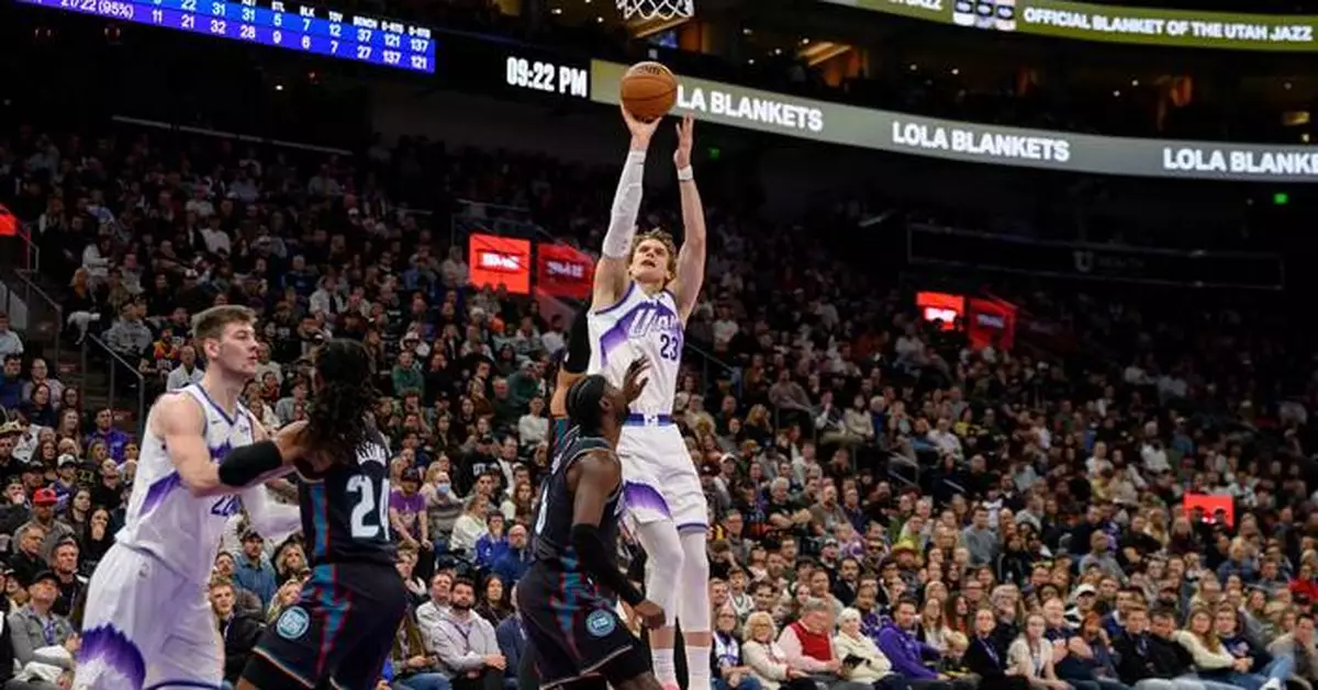 Markkanen, George power Jazz to 127-114 victory, ending Spurs win streak at 8 games