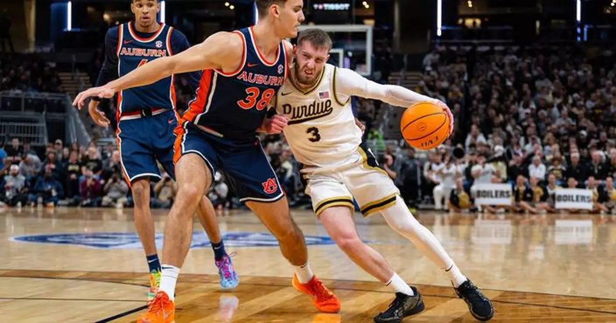 Kaufman-Renn scores 18 points and Smith has 14 assists as No. 6 Purdue routs No. 21 Auburn, 88-60