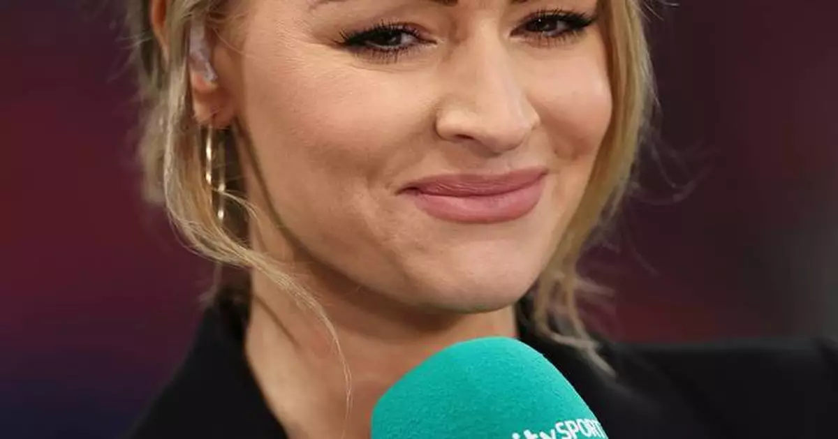 TV presenter Laura Woods collapses live on air during coverage of England soccer match