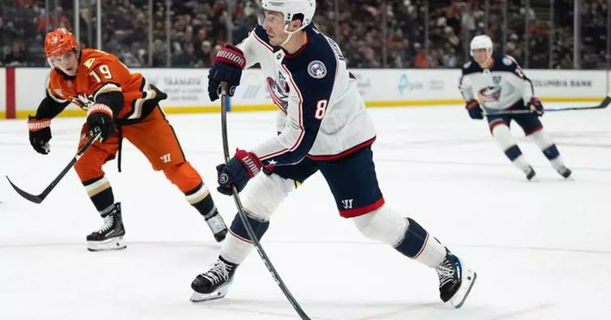 Blue Jackets' All-Star defenseman Zach Werenski placed on injured reserve