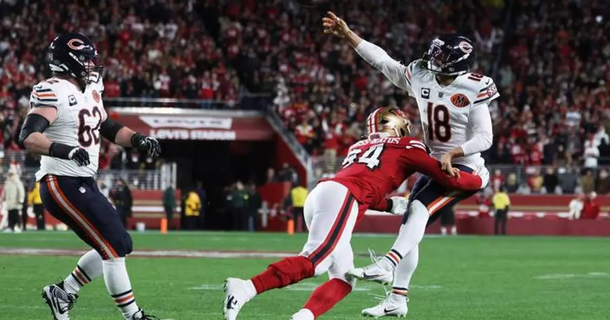 Bears' heartbreaking loss to 49ers costs them chance at top seed in NFC playoffs