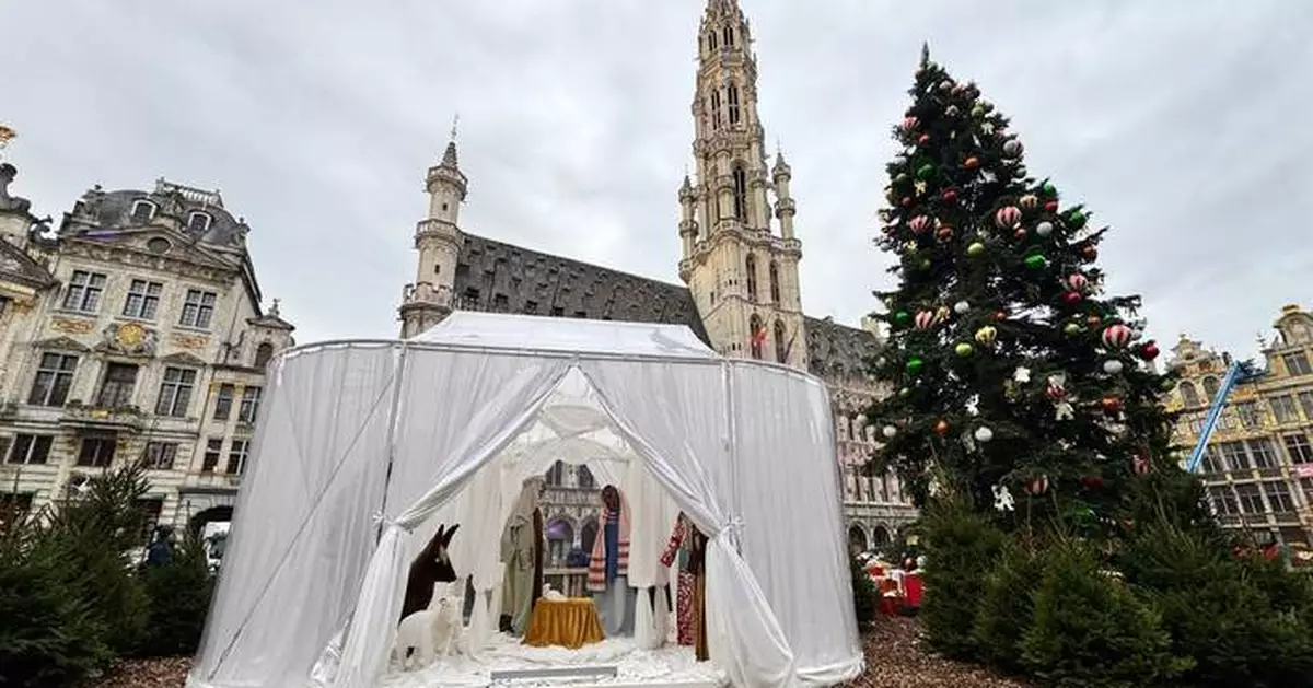 A controversial infant Jesus is stolen from a Belgian Nativity scene
