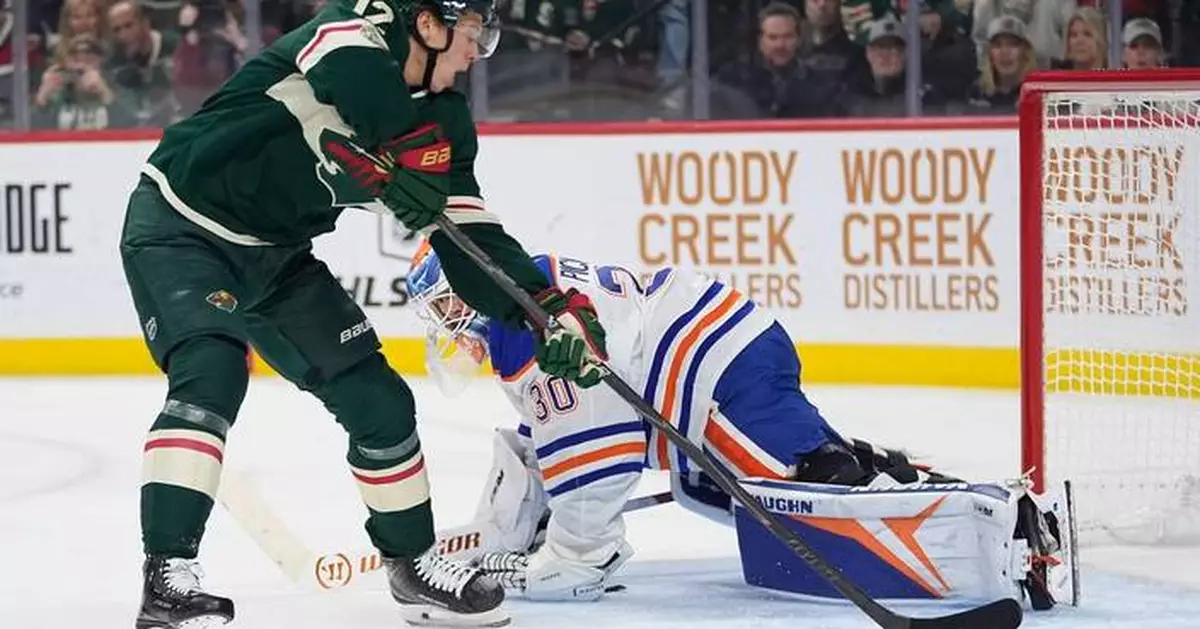 Matt Boldy scores twice, Wild beat Oilers 5-2 for 7th straight victory