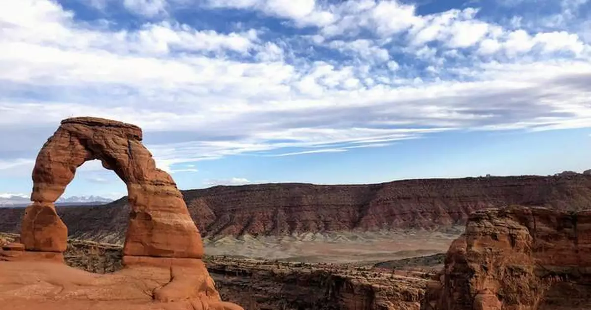 Hiker mired in quicksand in Utah's Arches National Park is rescued unharmed