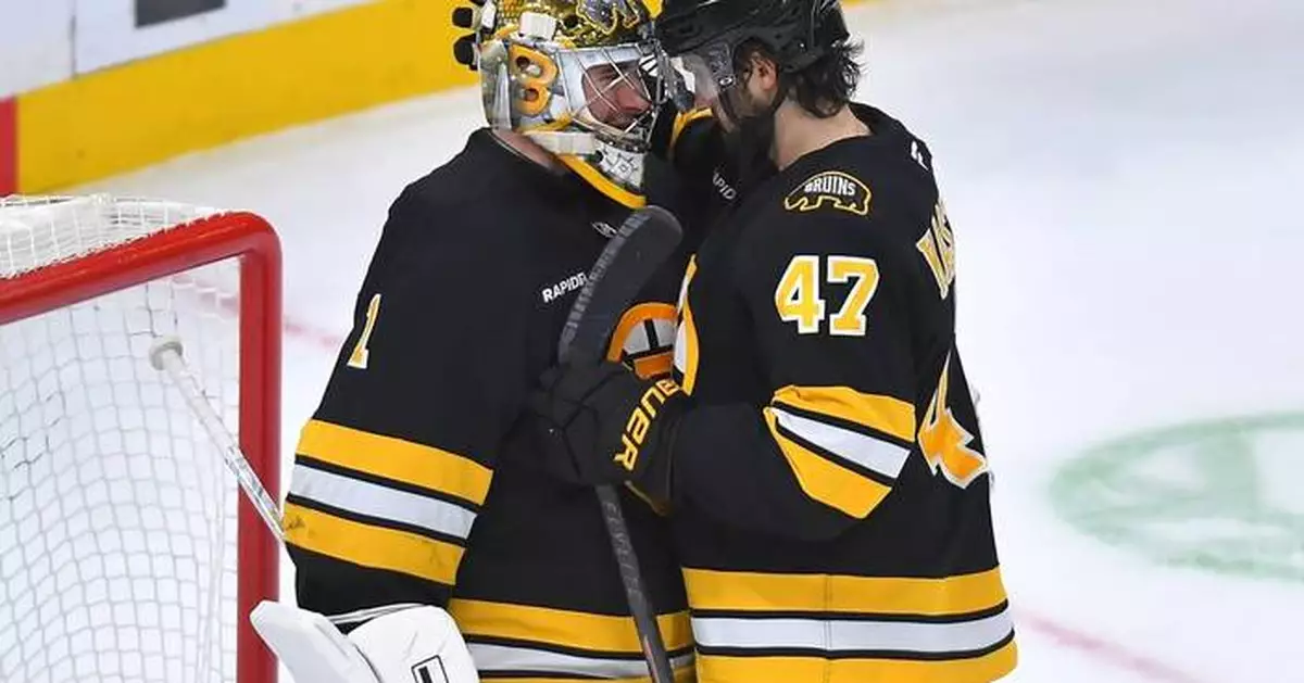 Bruins rally to beat Blues 5-2 with two goals each from Kastelic and Minten