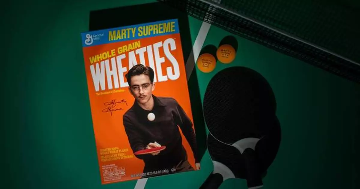 Wheaties Makes Marty Supreme’s Dream a Reality with Limited-Edition Marty Supreme Wheaties Box