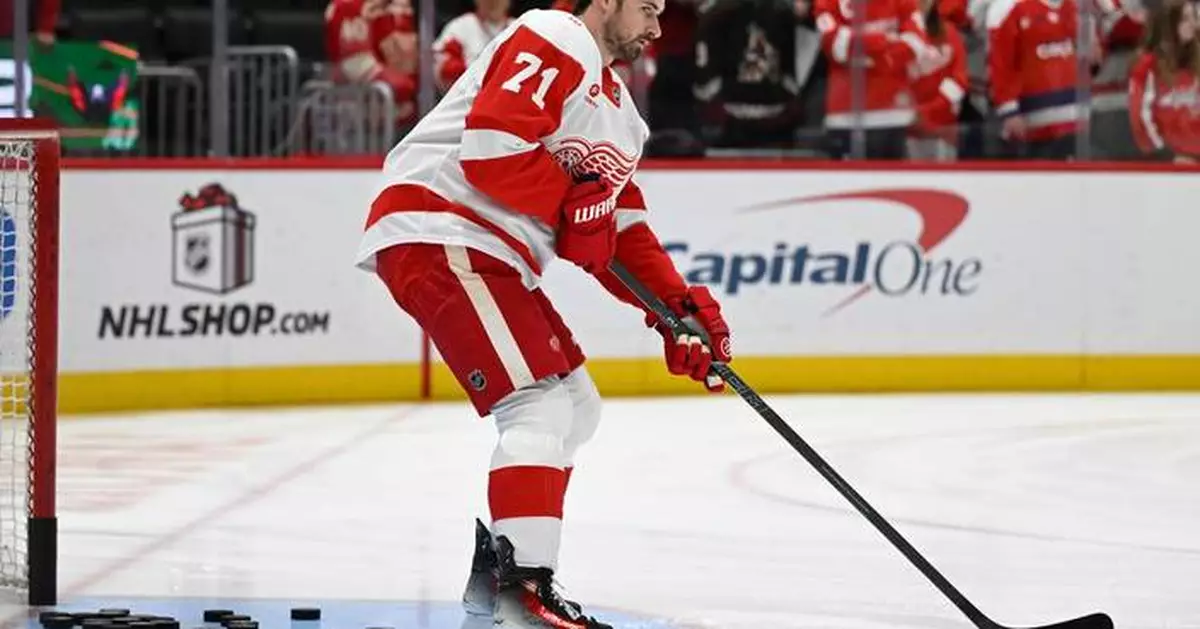 Moritz Seider has a goal and an assist, Red Wings beat Capitals 5-2