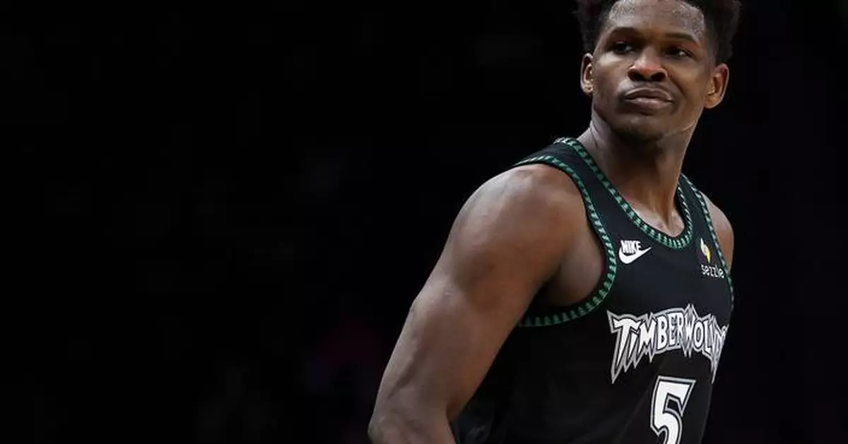 Timberwolves beat Towns for first time as Edwards scores 38 points in 115-104 win over Knicks