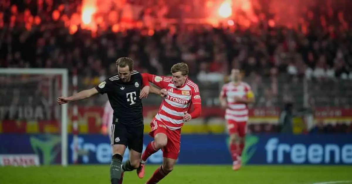 Harry Kane scores as Bayern beats Union Berlin to reach German Cup quarterfinals
