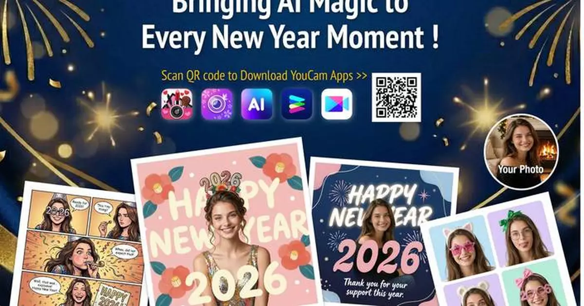 YouCam Apps Rings in 2026: AI-Powered "New Year, New You" Features to Upgrade Your Holiday Social Feed