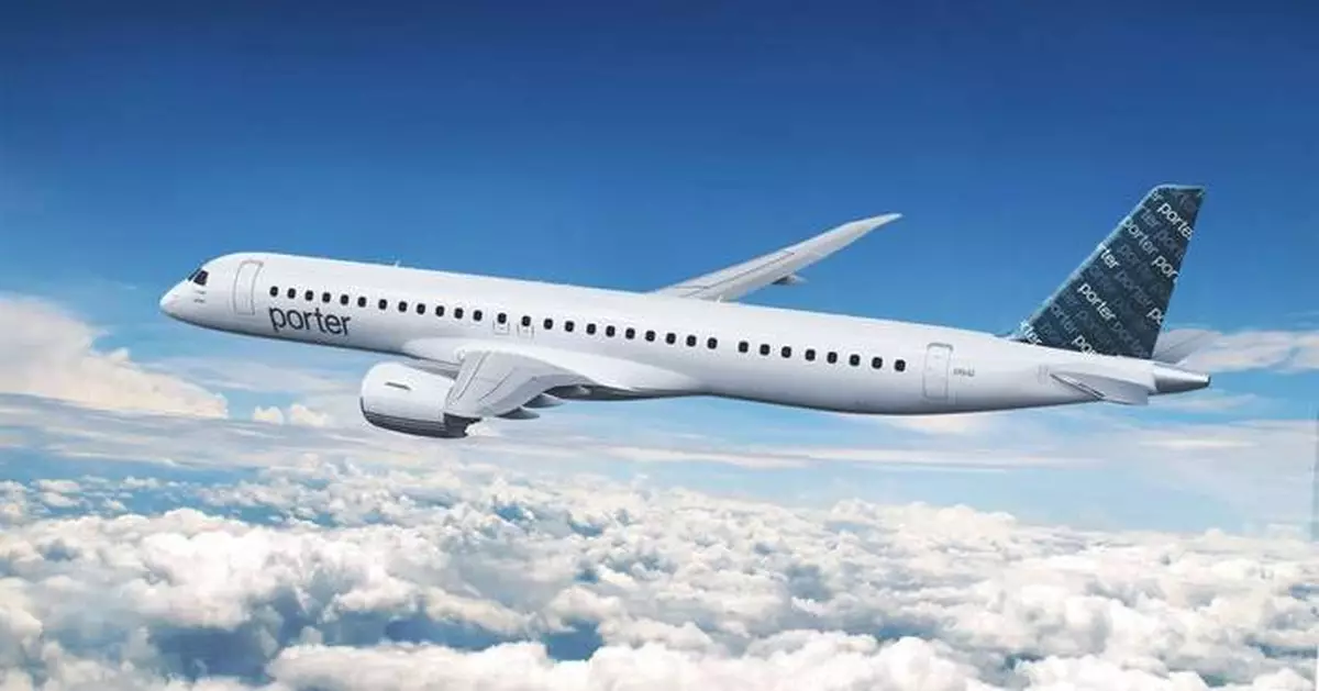 Porter Airlines Achieves Major Milestone with 50th Embraer E195-E2