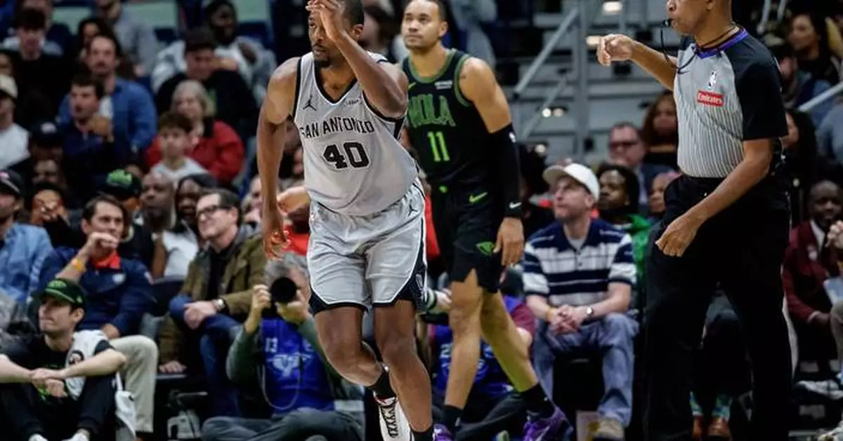 Spurs spoil Queen's first triple-double and hold on to beat the Pelicans 135-132