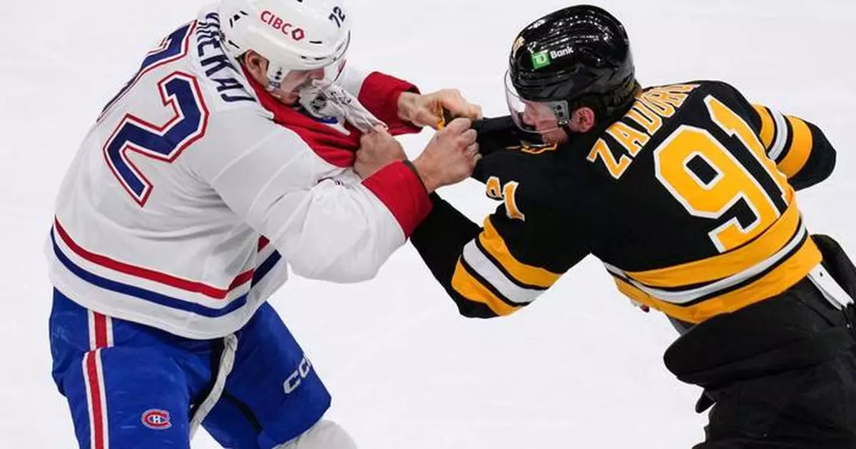 Canadiens score 4 in the 3rd period to turn fight-filled game against rival Bruins into a laugher