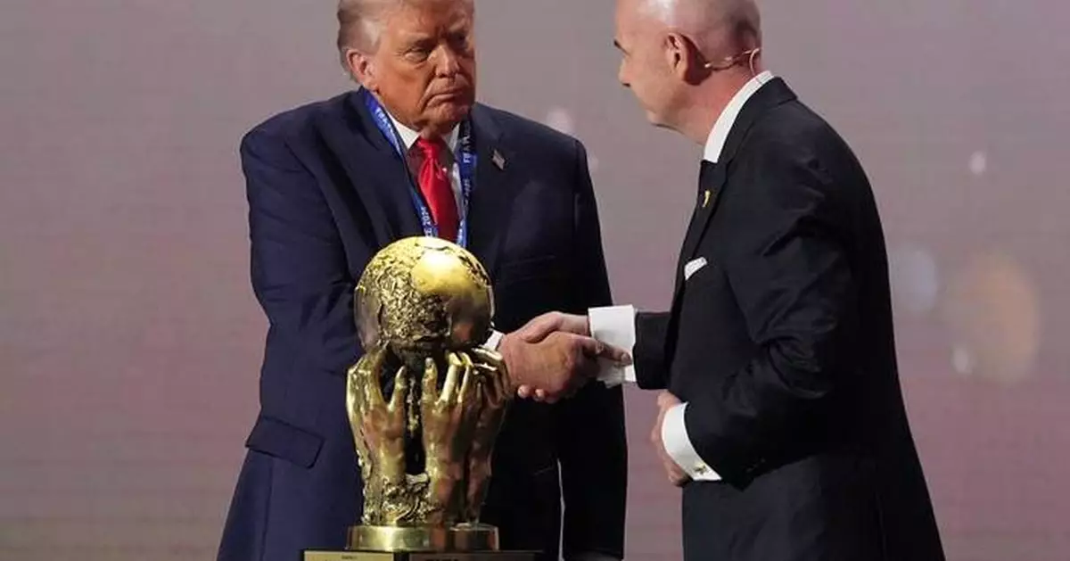 FIFA gives Trump a peace prize in a departure from its traditional focus on sport