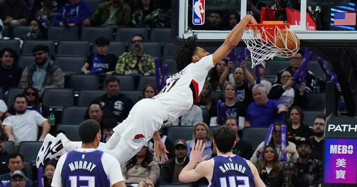 Trail Blazers beats Kings 98-93 to sweep home-and-home series