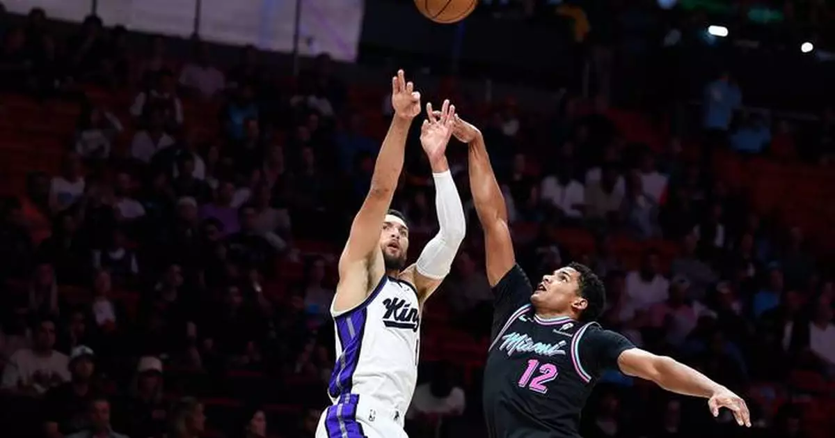 Zach LaVine scores 42, Kings top Heat 127-111 to snap four-game slide