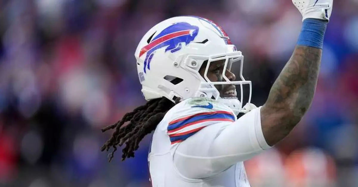 Cook credits Barkley for raising payroll bar for running backs as Bills prepare to host Eagles