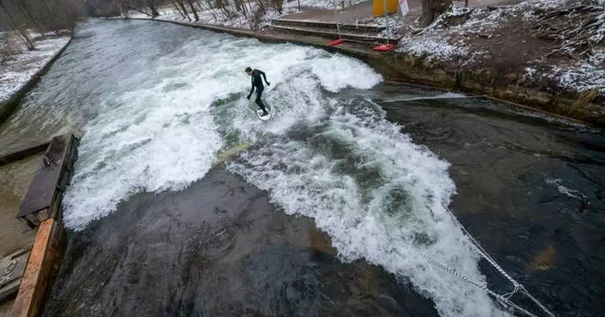 Debate over surfing in German park gets gnarly after city removes wave-creating device