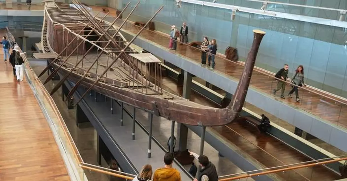 Ancient Egyptian pharaoh's boat reassembled in real time at Grand Egyptian Museum