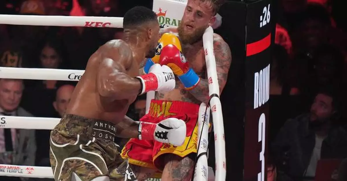 Anthony Joshua knocks out Jake Paul in 6th round to win heavyweight fight