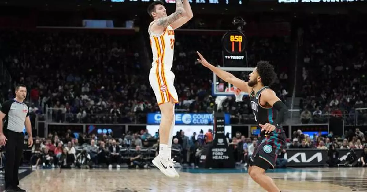 Cunningham stars late as the Pistons hang on to beat the Hawks 99-98