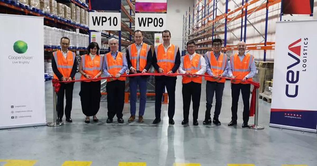 CooperVision Opens Regional Service Centre in partnership with CEVA Logistics to Accelerate Asia Pacific Growth.