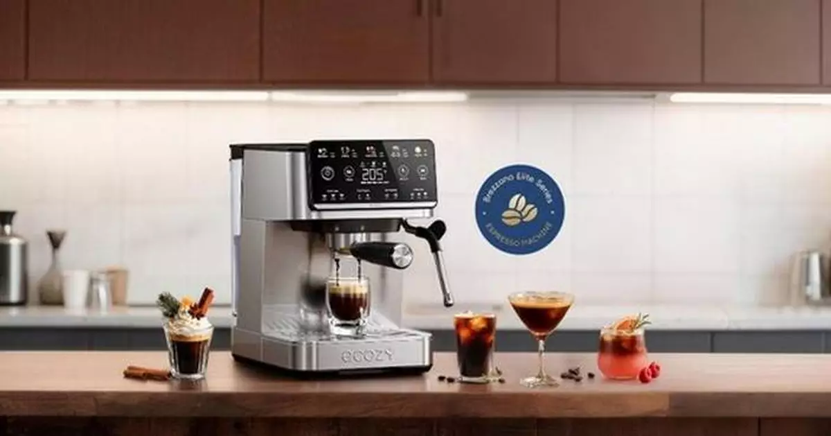 ecozy Launches the Next-Gen Brezzano Elite 4-in-1 Smart Espresso Machine -- Your Personal Barista at Home