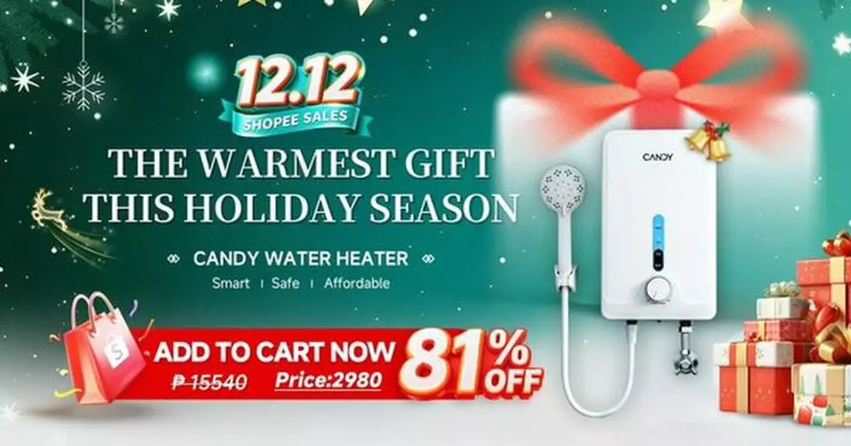 Candy Brings Year-End Warmth to Filipino Homes with Smart, Safe, and Affordable Bathing Solutions