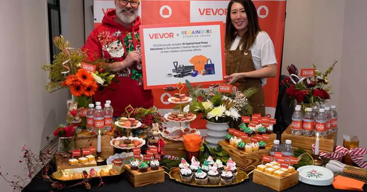 VEVOR Sparks Holiday Creativity, Donating Pro-Grade Gear to Empower Pasadena Maker Community