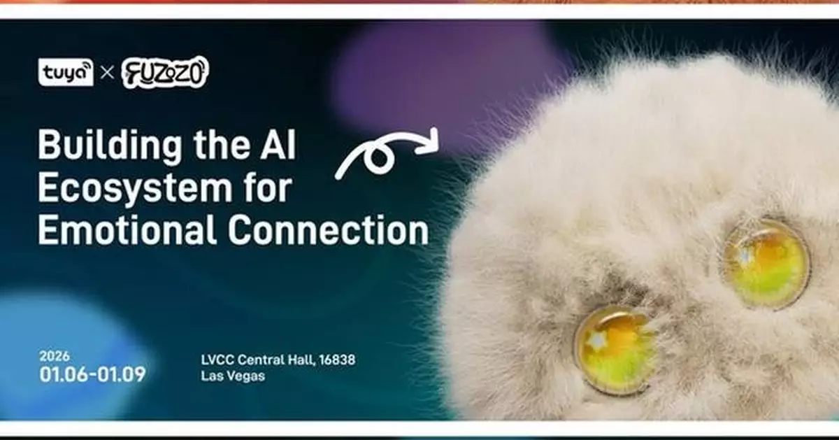 The new "Fuzozo" will debut at CES 2026 as Tuya partners with Robopoet to build the next-generation AI emotional companion