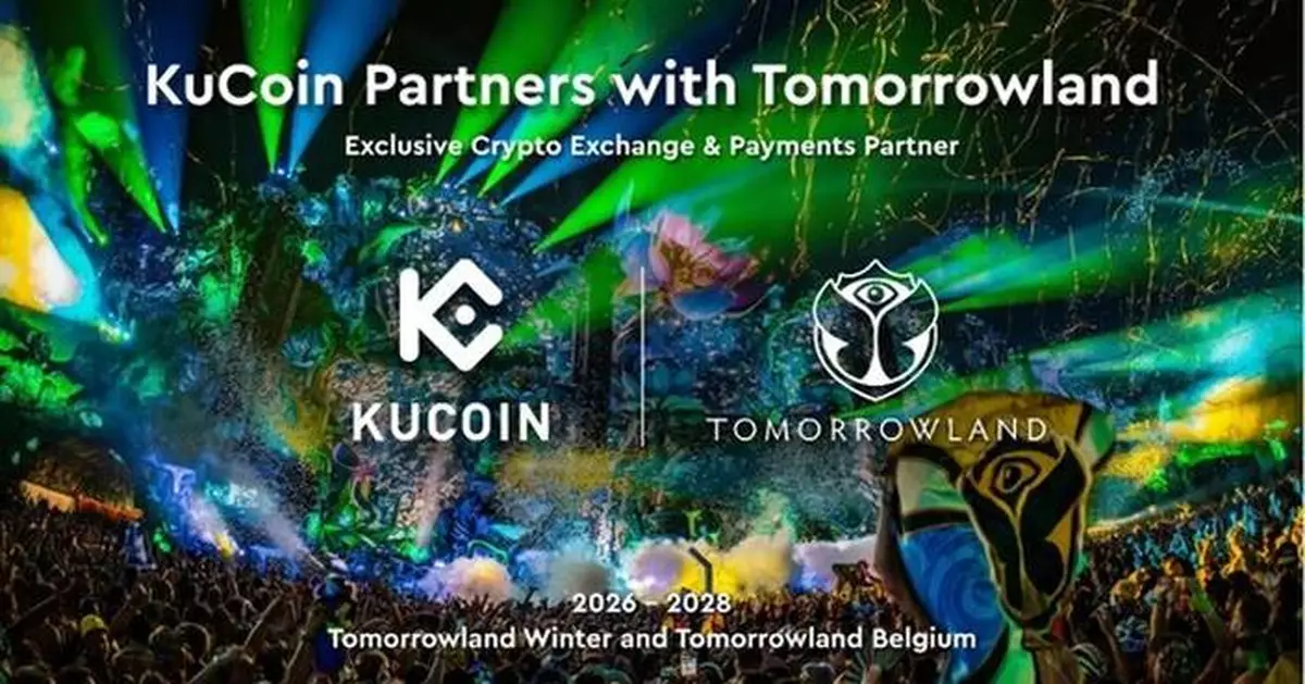 KuCoin Named Exclusive Crypto Exchange and Payments Partner for Tomorrowland Winter and Tomorrowland Belgium (2026-2028)