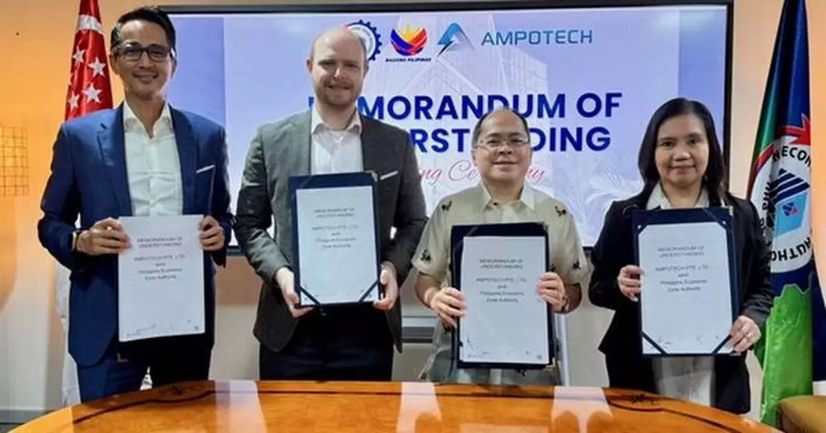 Ampotech Signs MOU with PEZA to Create Sustainable Ecozones
