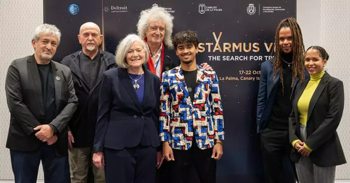 BRIAN MAY AND STARMUS MARK 10 YEARS OF THE STEPHEN HAWKING SCIENCE MEDAL WITH THE LAUNCH OF THE JANE GOODALL EARTH MEDAL