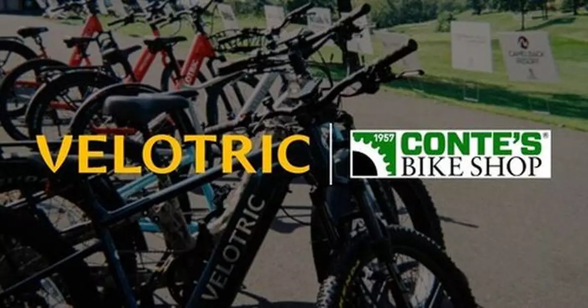 Fast-growing Ebike Brand Velotric and Conte's Bike Shop Announce Strategic Partnership to Expand Premium Ebike Access Across the U.S.