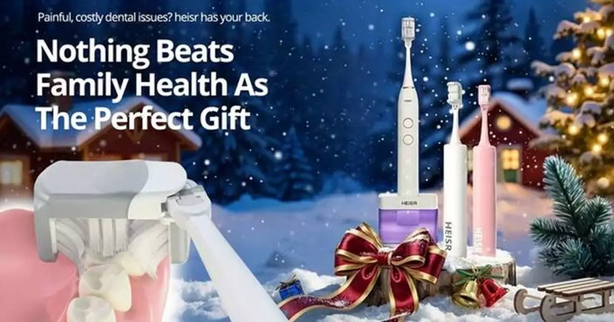 From Black Friday to Christmas: HEISR Turns Everyday Oral Care into a Gift That Lasts All Year