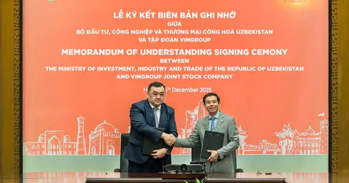 Vingroup Signs Strategic Cooperation with The Government of Uzbekistan, Opening Large-Scale Investment Opportunities in Central Asia