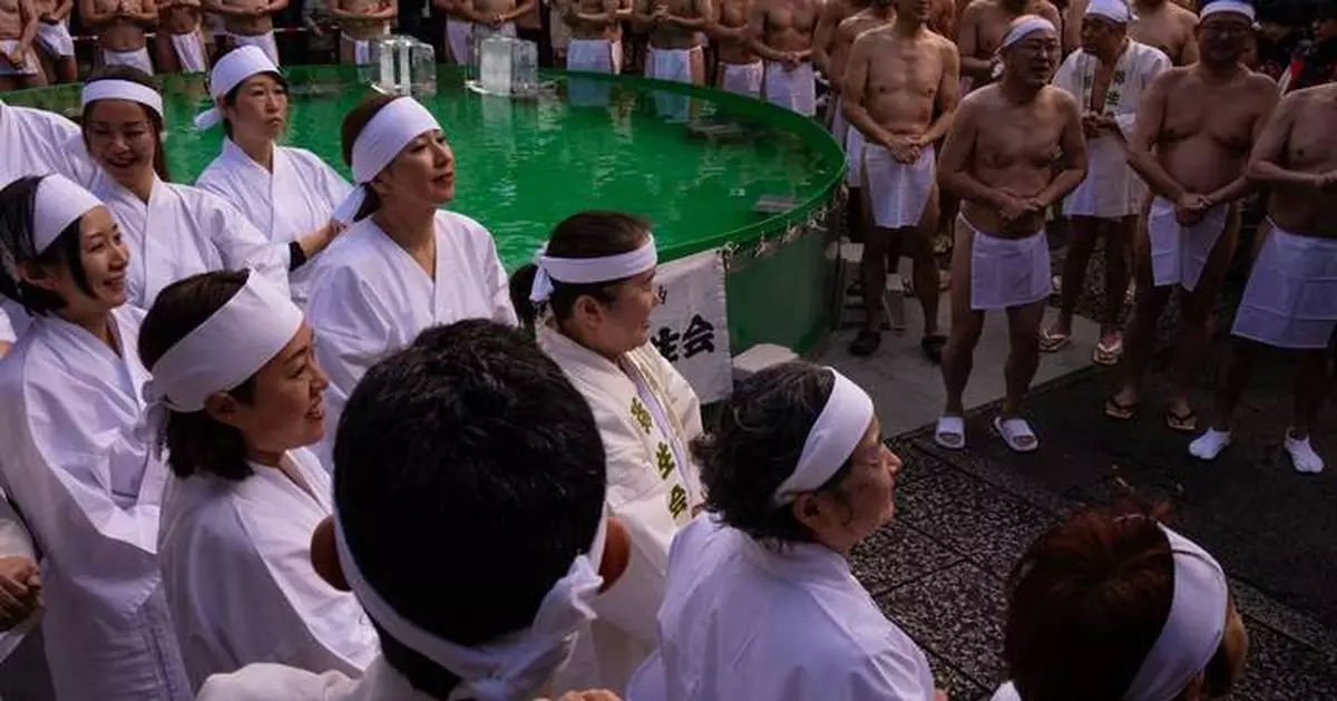 Braving the cold: Tokyo's New Year's ritual of ice baths, in photos