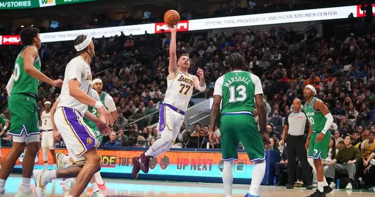 Luka Doncic beats the Mavericks again as Lakers rally in 4th for 116-110 victory