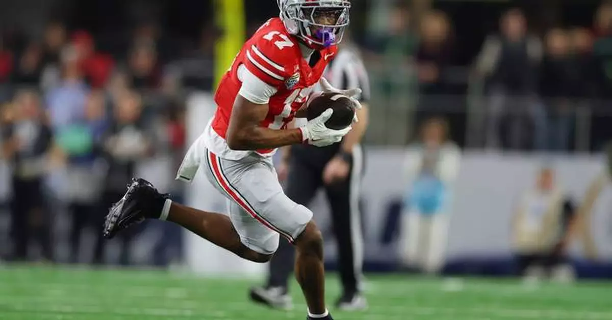 Ohio State's Carnell Tate declares for NFL draft after standout season
