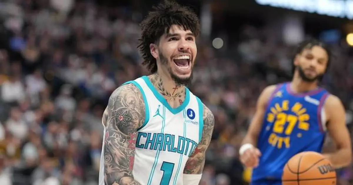 Brandon Miller scores 23 to lead Hornets over injury-depleted Nuggets 110-87