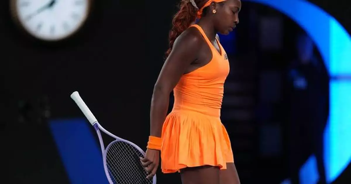 'Emotional' Coco Gauff smashes racket in frustration after Australian Open loss