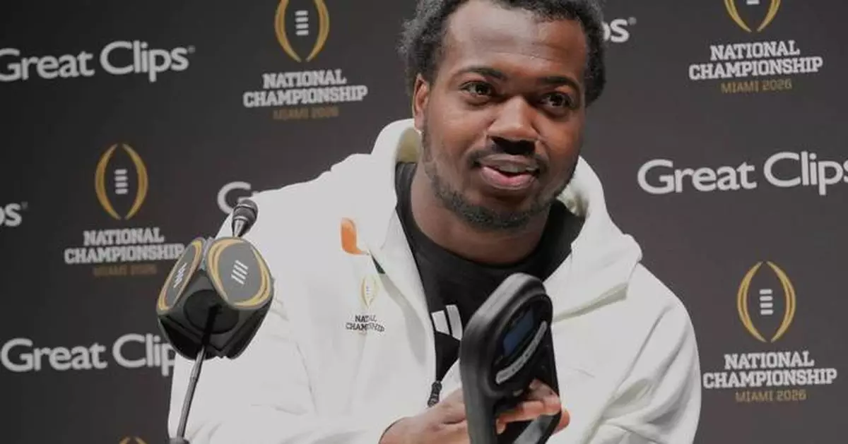 Rueben Bain Jr. prepares for emotional final game as Miami faces Indiana for national title