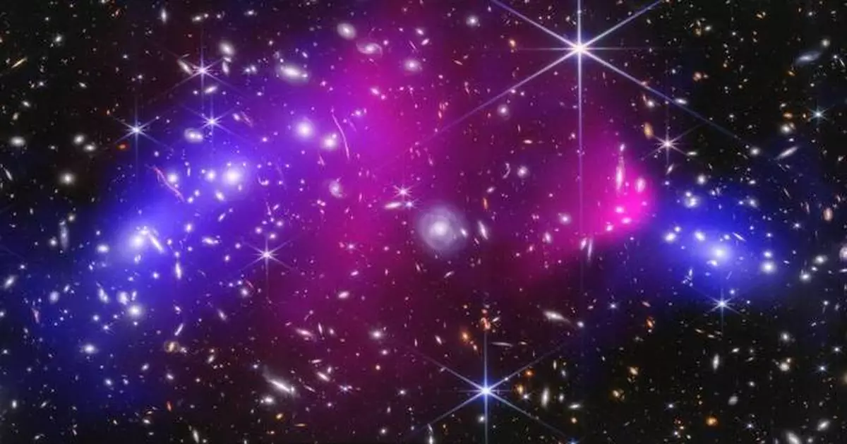 Mysterious dark matter may be better understood through a new map of far-off galaxies