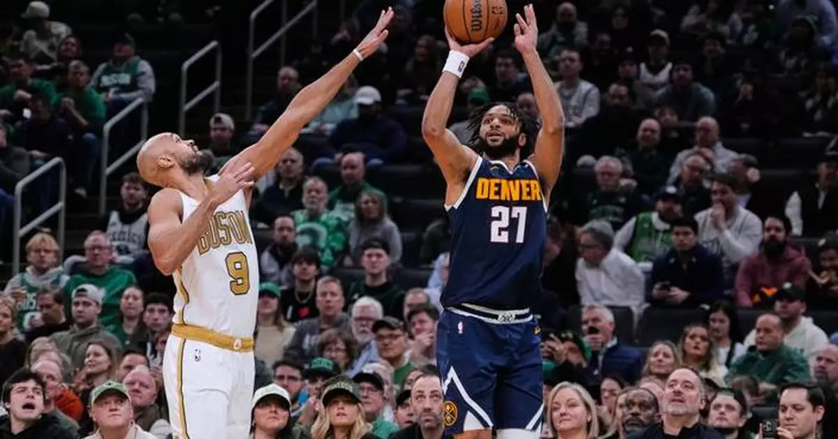 Murray scores 22 with 17 assists to help Nuggets win 114-110 and snap Celtics 5-game win streak