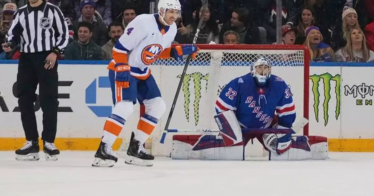 Islanders' Carson Soucy scores against his former team in 2-1 victory over Rangers