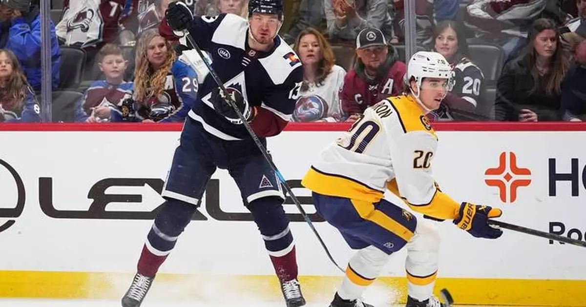 Nichushkin in car accident before game, held out of 5-2 win over Capitals as precaution, coach says