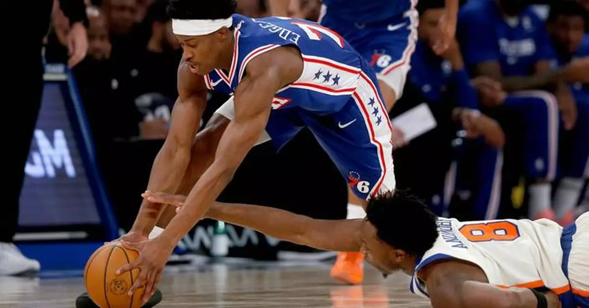 Maxey scores 36 points and the 76ers win again in New York, beating the Knicks 130-119