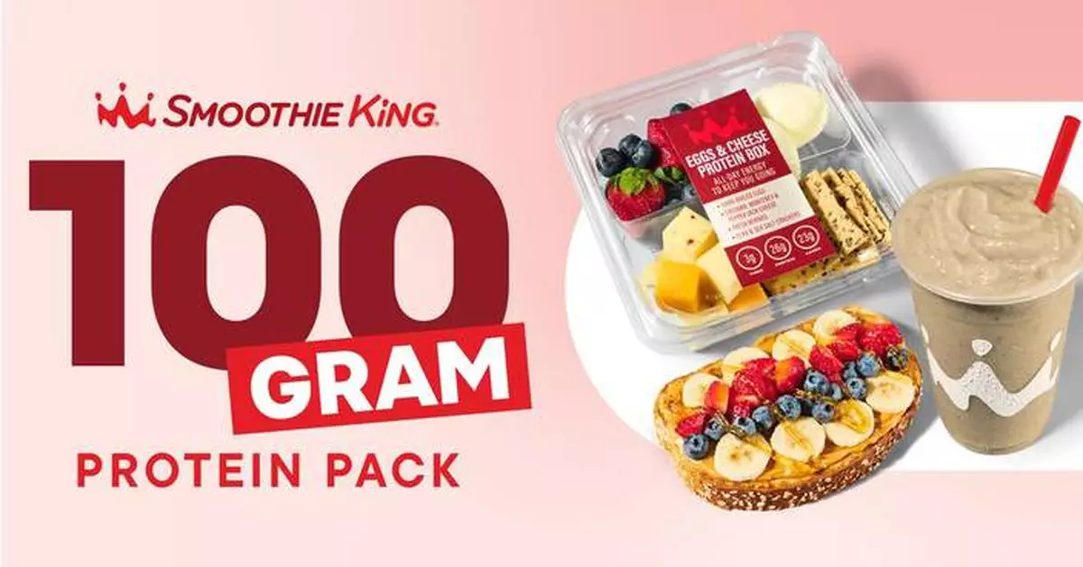 Smoothie King Introduces 100g Protein Pack and Free GLP-1 Offer Following Insights from First Healthy Habits and Smoothie Trends Report